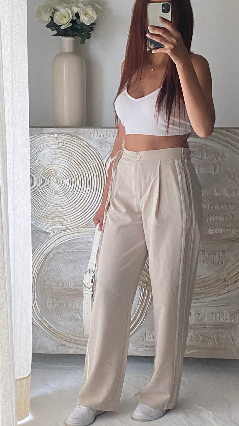De Paris™ |Pantalon ELLA beige