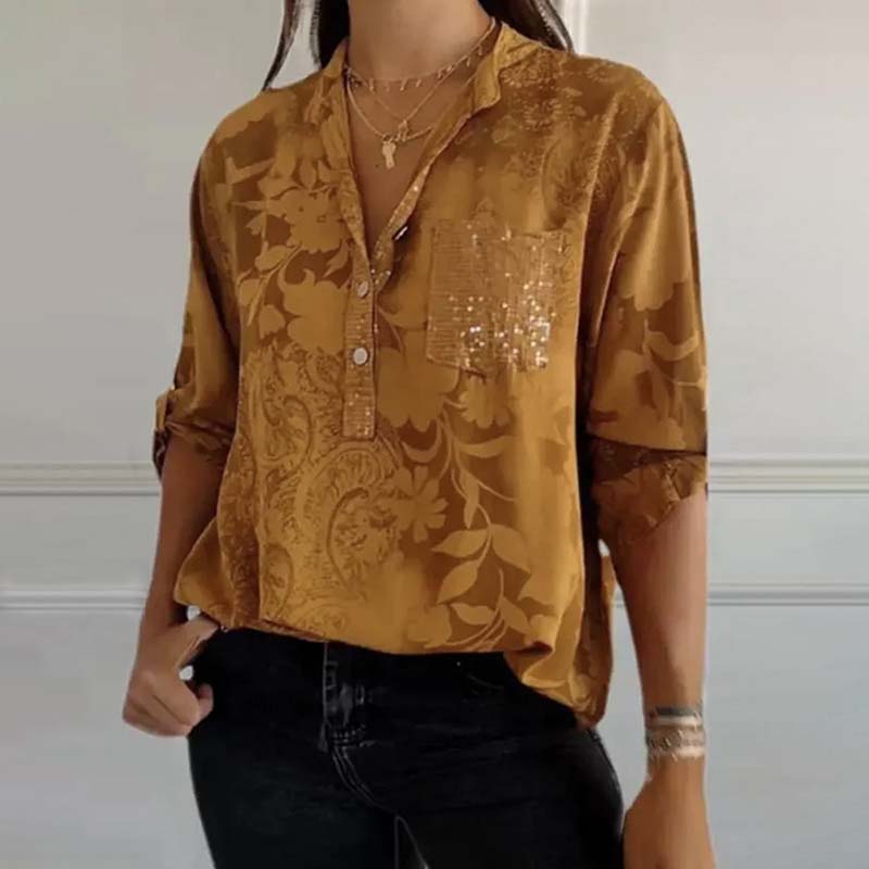 De Paris™ | Blouse Imprimée Vintage