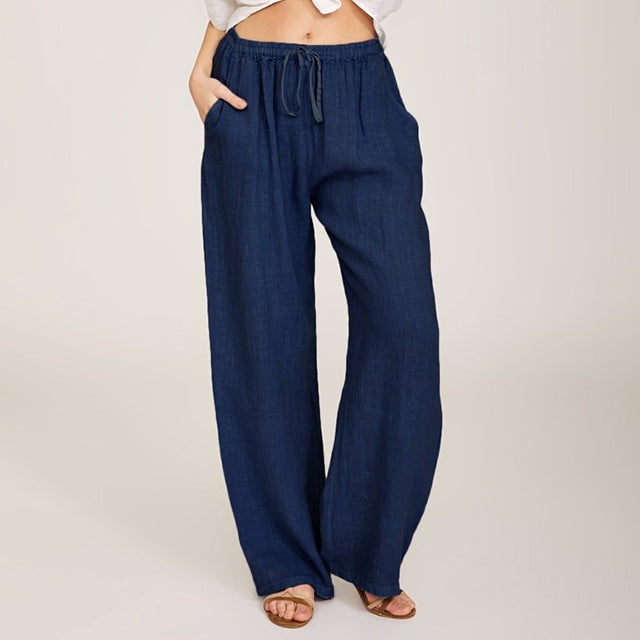 De Paris™| Pantalon Décontracté À Jambe Large