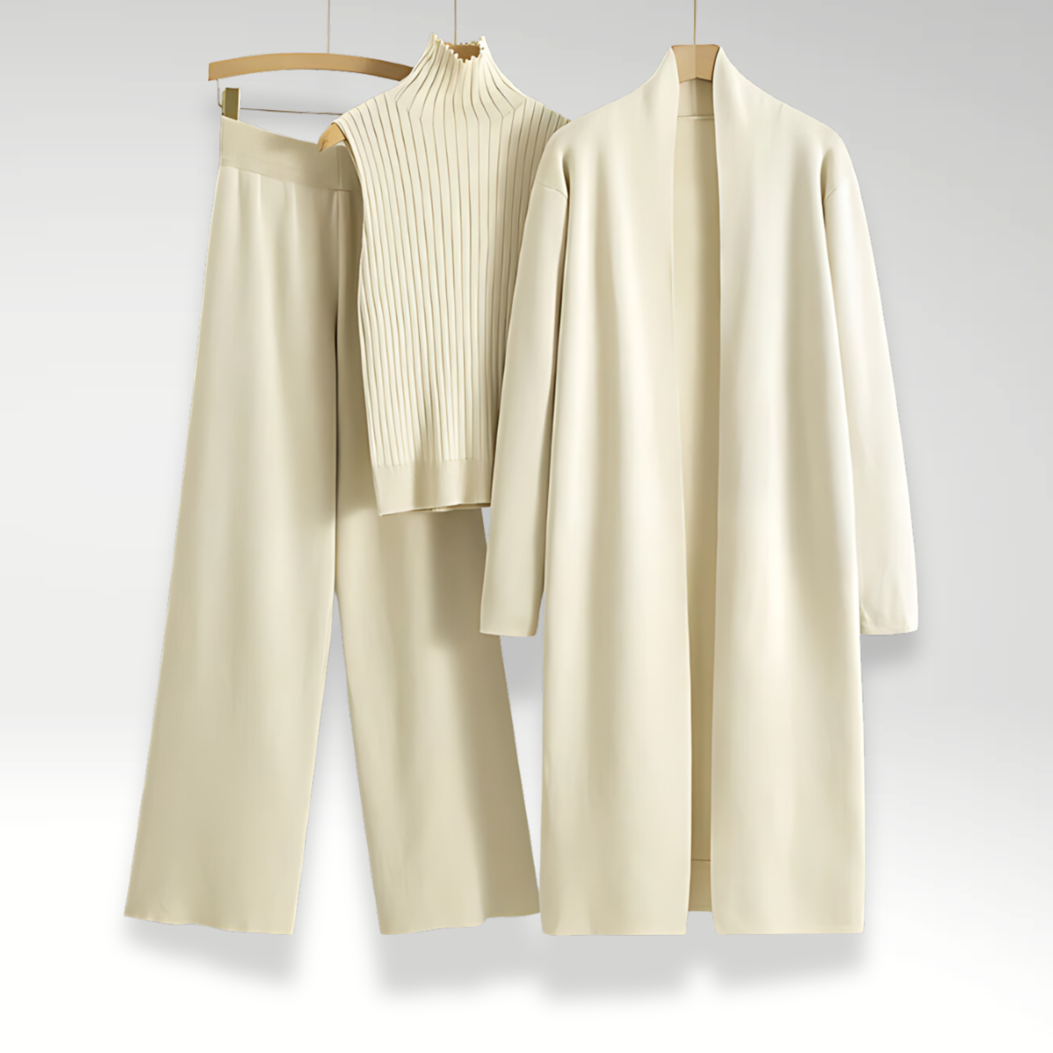 De Paris™ |Ensemble trois pièces en maille Luxe