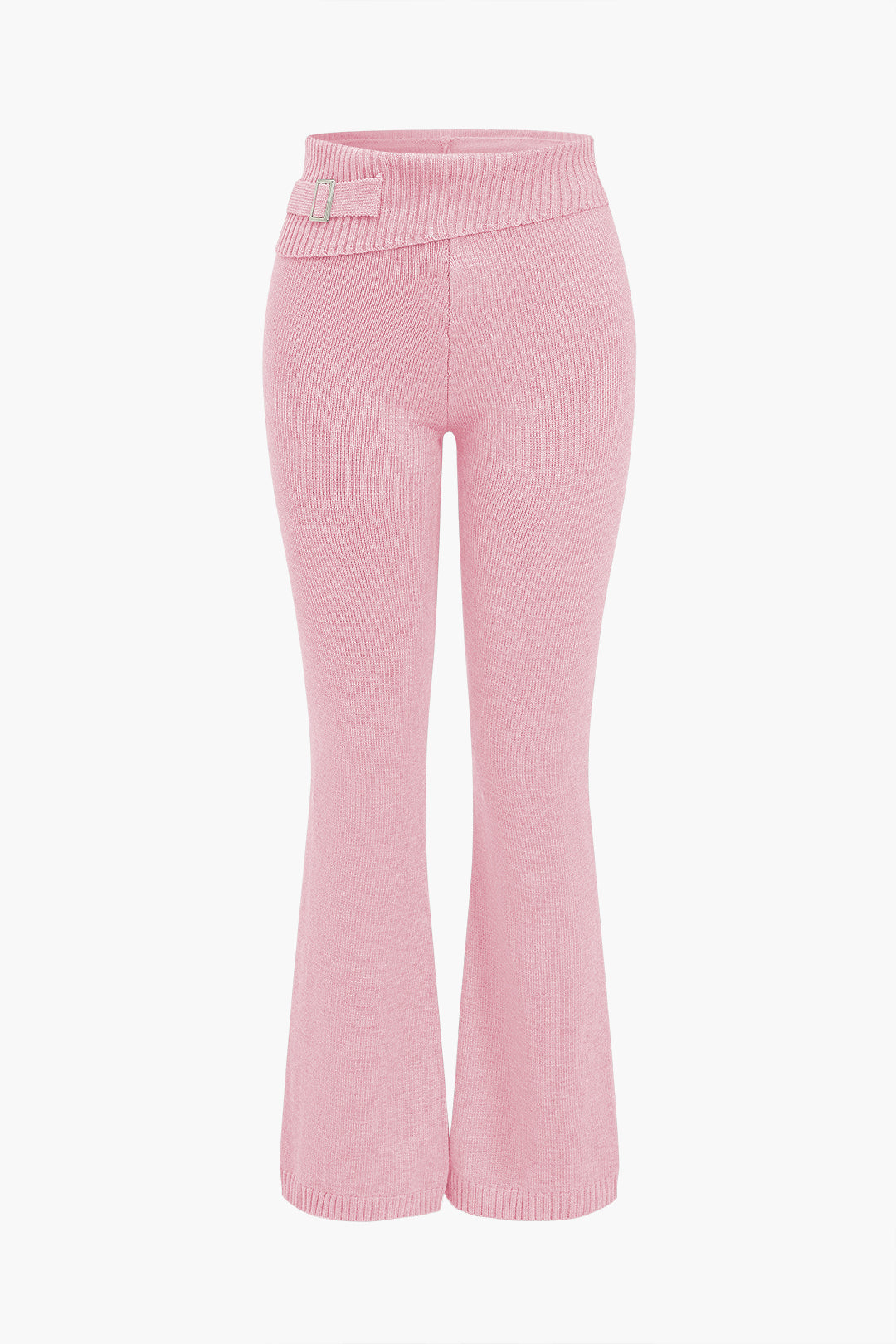 De Paris™ | Ensemble Tricot Uni : Haut à Capuche et Pantalon Asymétrique