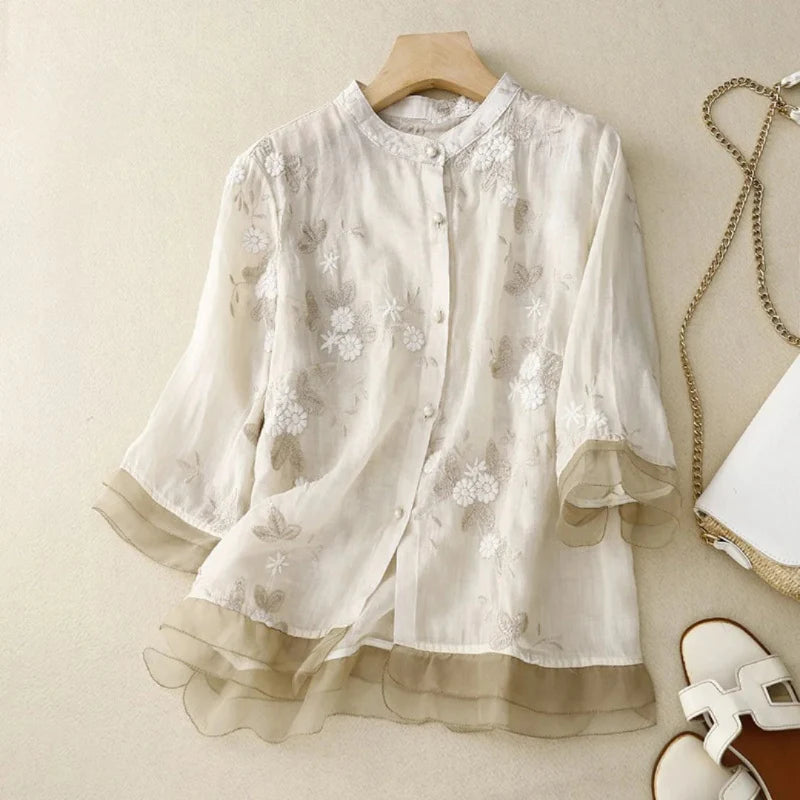 De Paris™ | Blouse brodée