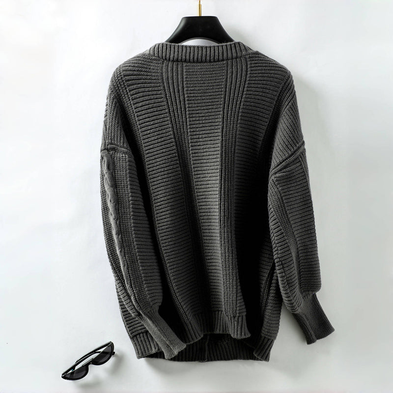 De Paris™ | Cardigan Vintage En Maille Torsadée