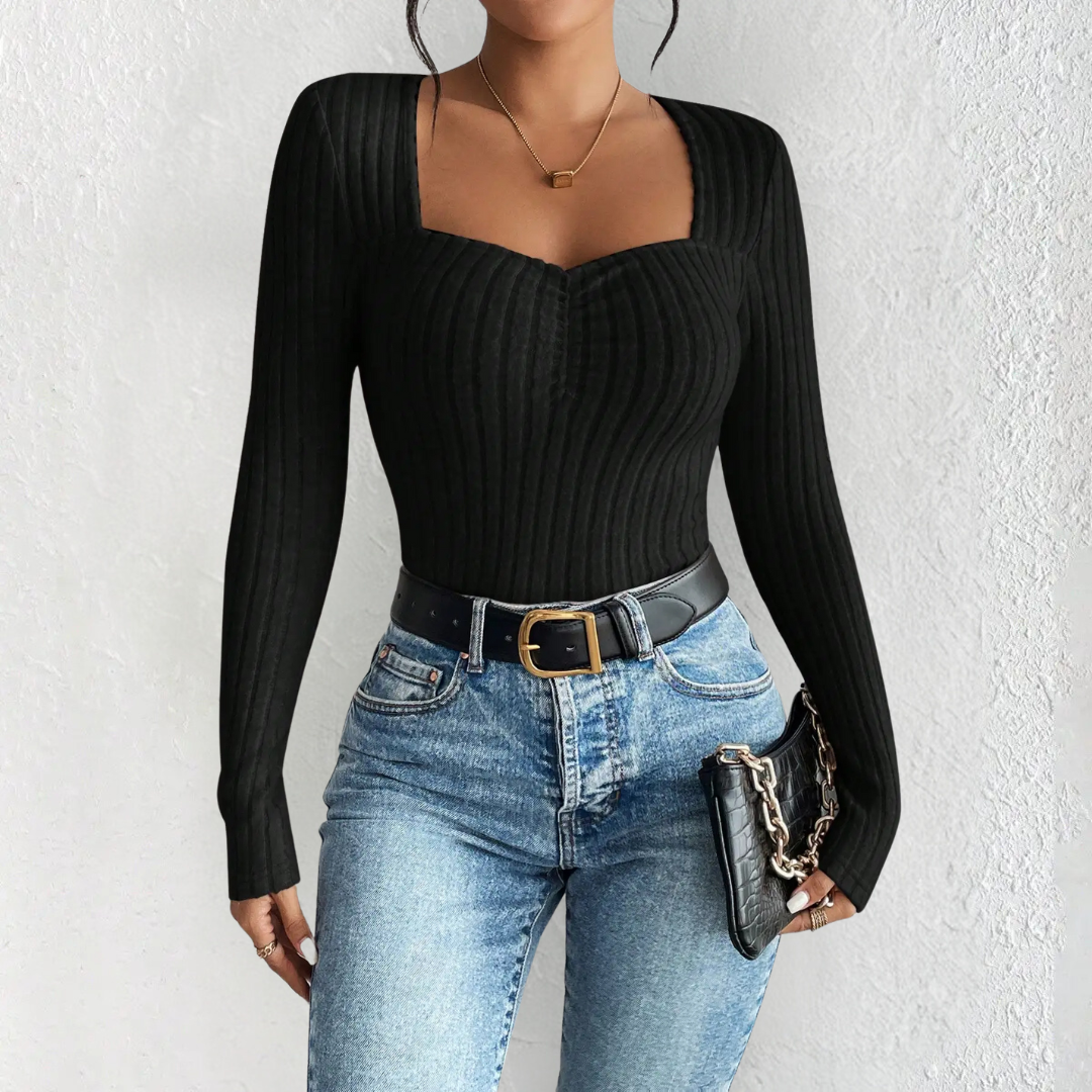 De Paris™ |Haut en tricot à losanges