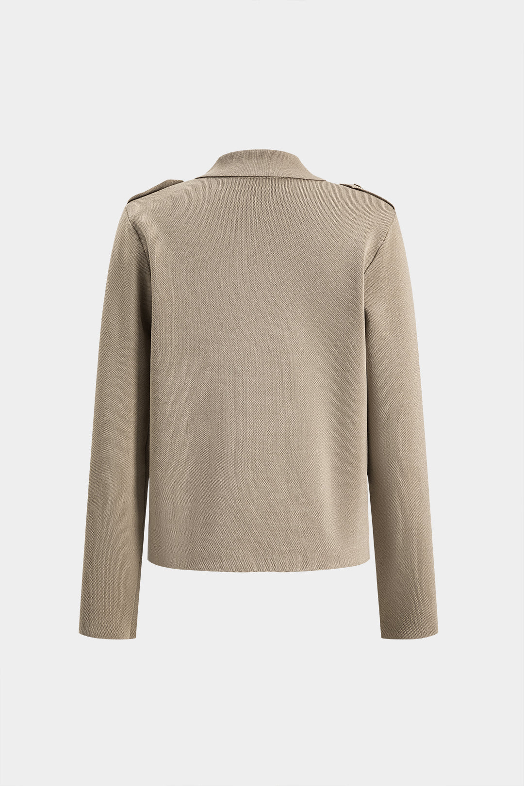 De Paris™ | Ensemble Tricoté : Haut Boutonné avec Poches et Pantalon Large Plissé