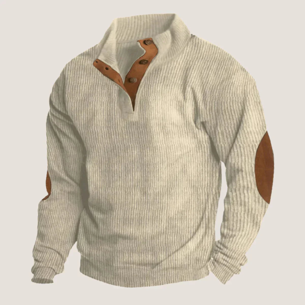 Elvy Paris™| Pull élégant en maille côtelée pour hommes