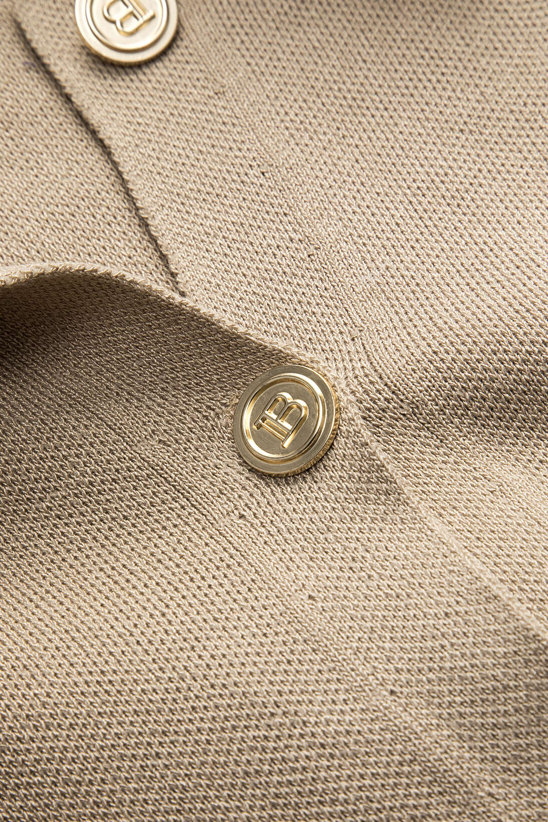 De Paris™ | Ensemble Tricoté : Haut Boutonné avec Poches et Pantalon Large Plissé