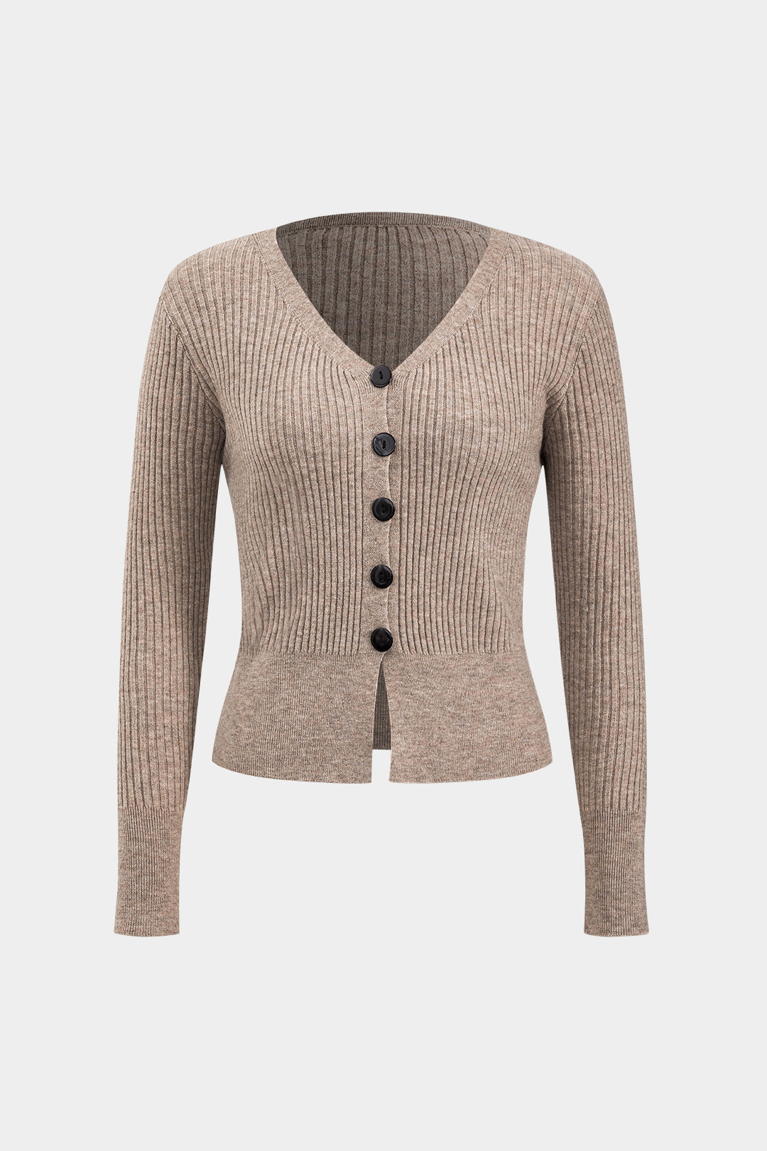 De Paris™ | Ensemble Tricot : Haut Boutonné à Col V et Pantalon