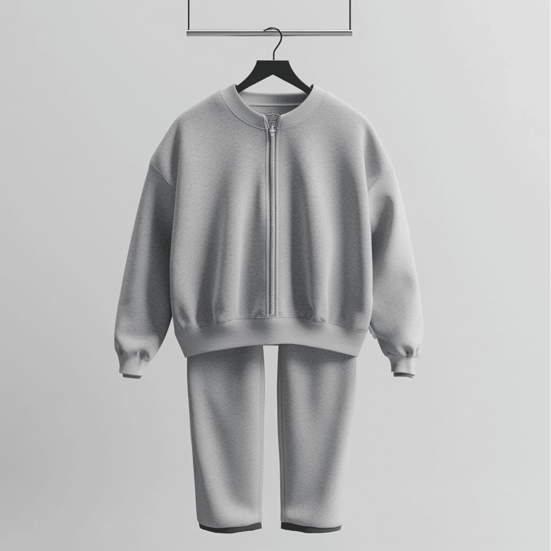 De Paris™ | veste de sweatshirt atmosphérique pantalon décontracté évasé🍂