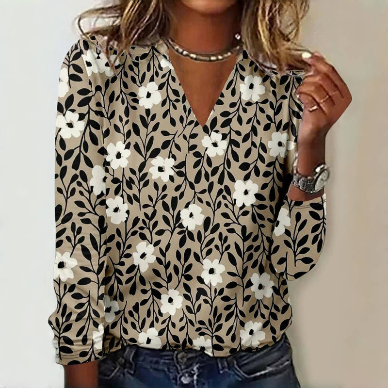 T-Shirt À Imprimé Floral Vintage