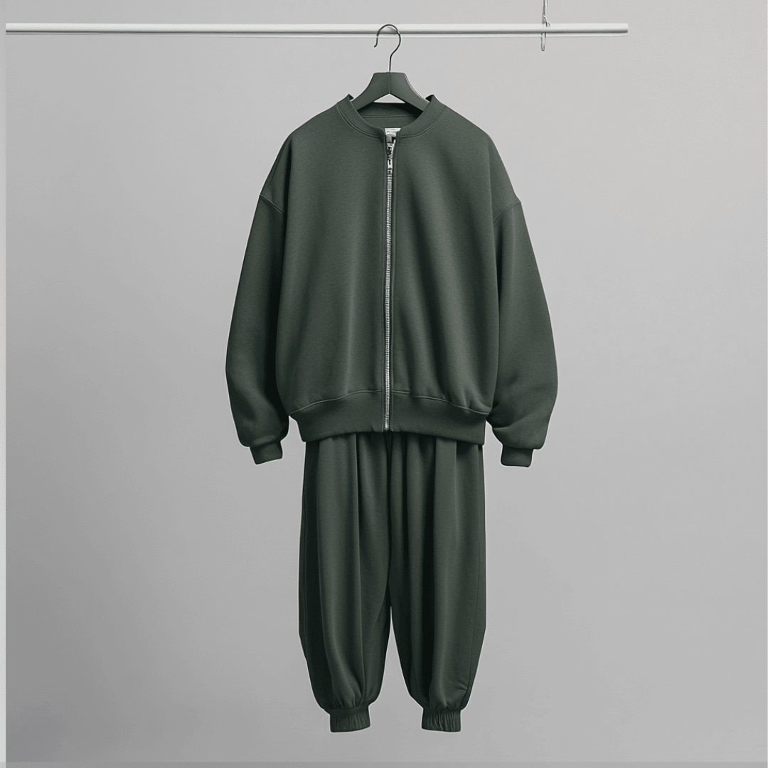 De Paris™ | veste de sweatshirt atmosphérique pantalon décontracté évasé🍂