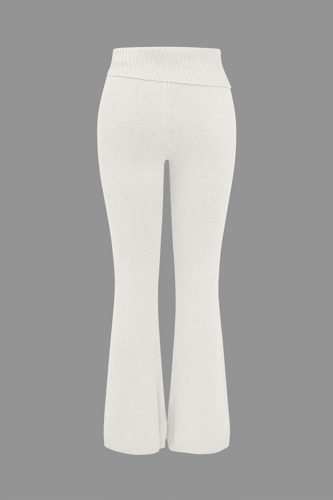 De Paris™ | Ensemble Tricot Uni : Haut à Capuche et Pantalon Asymétrique