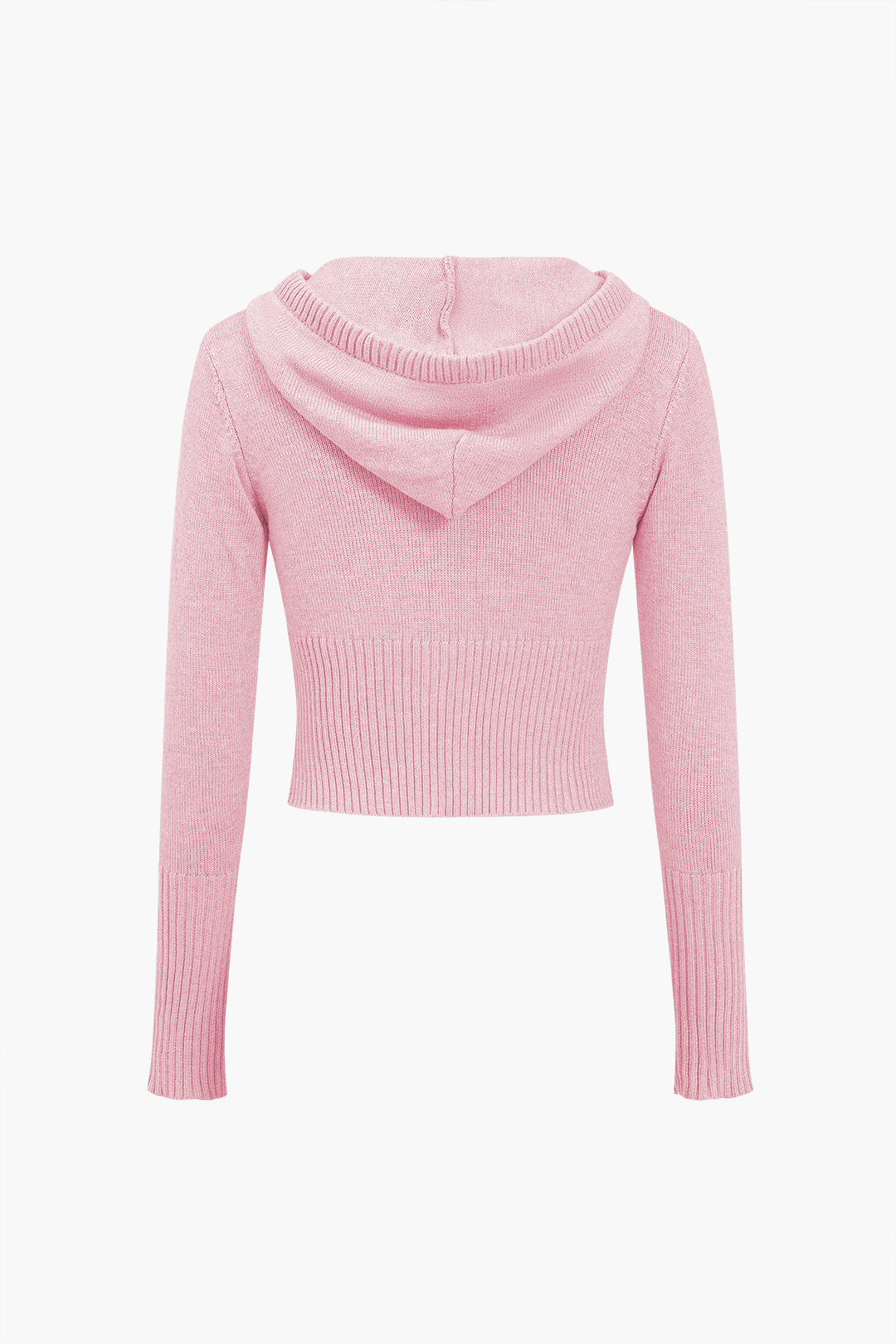 De Paris™ | Ensemble Tricot Uni : Haut à Capuche et Pantalon Asymétrique