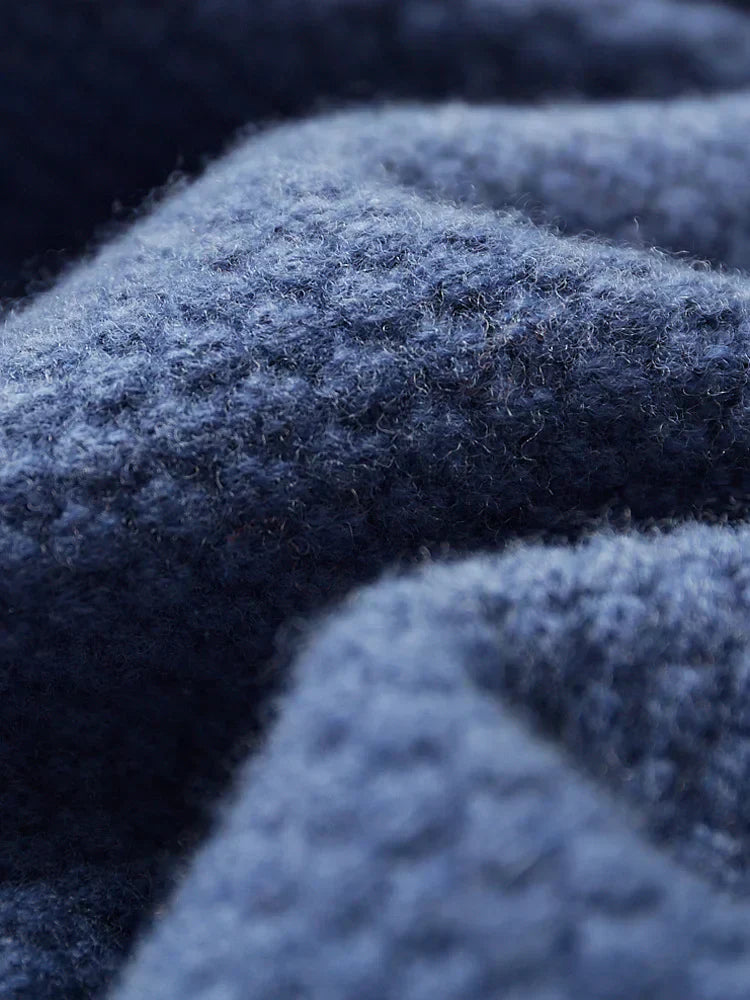 Elvy Paris™ | Cardigan en Laine Exclusif avec Motif à Carreaux