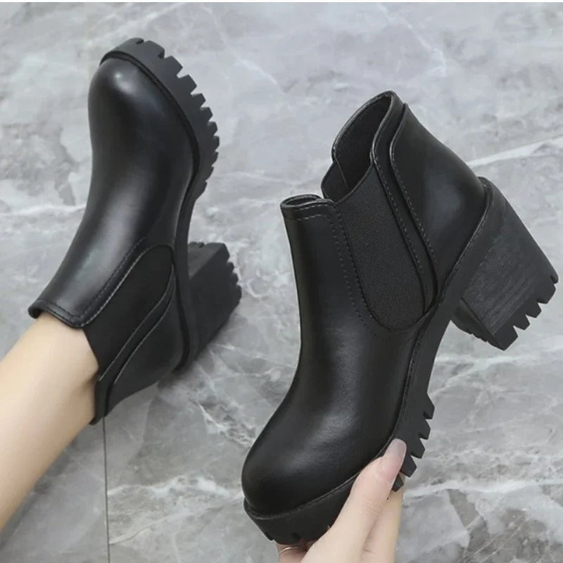 De Paris™ |Bottes à Talons Hauts Décontractées
