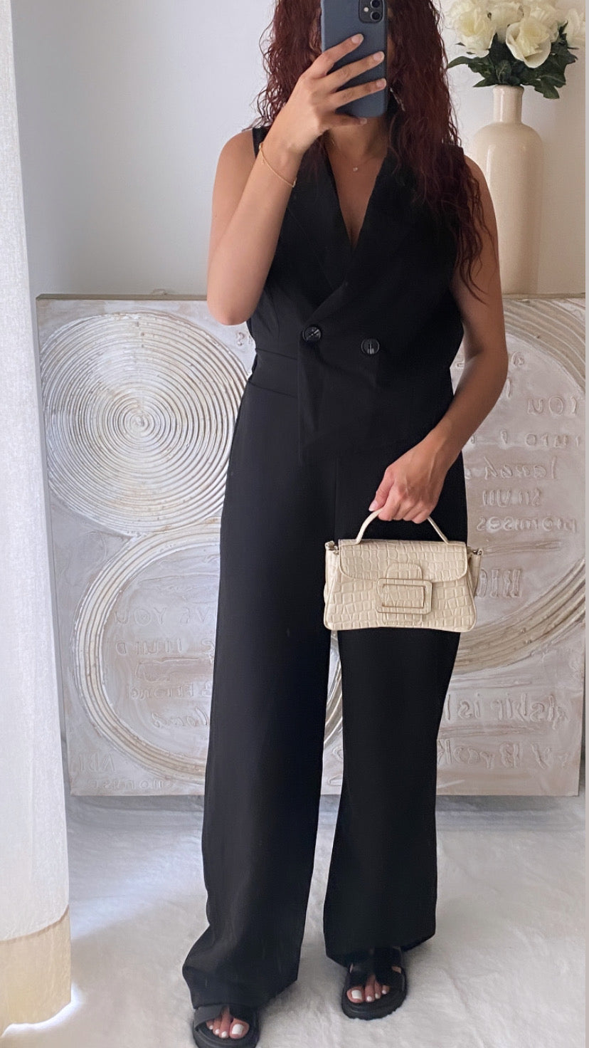 De Paris™ |Combinaison blazer noire