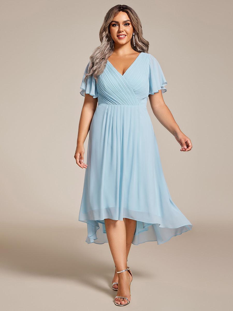 De Paris™ | Robe d'invité de mariage chic à col en V