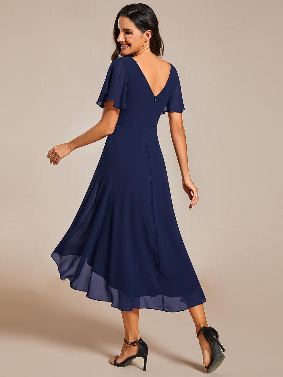 De Paris™ | Robe d'invité de mariage chic à col en V