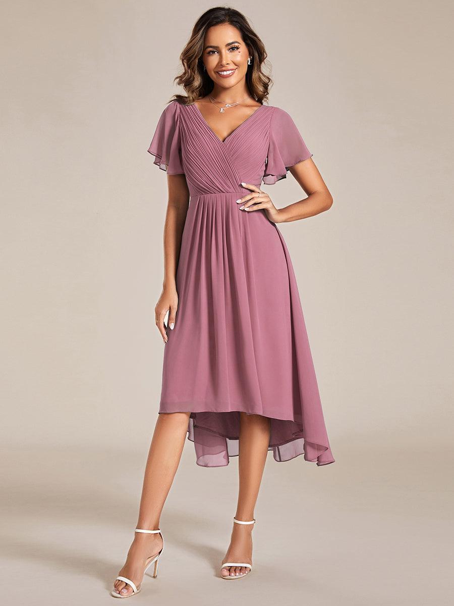 De Paris™ | Robe d'invité de mariage chic à col en V