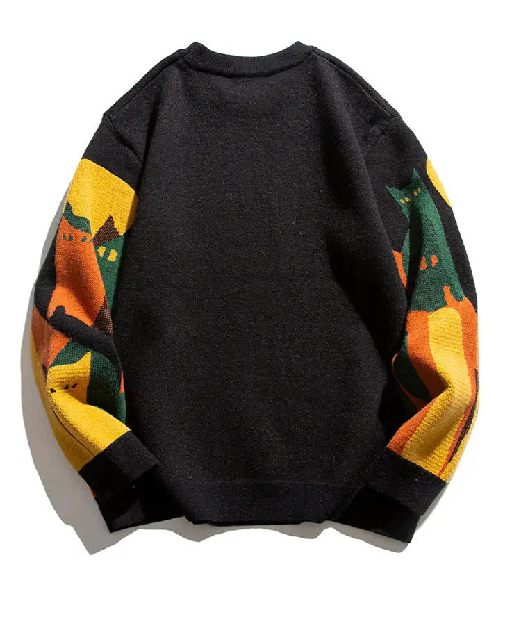 De Paris™ | Chat au clair de lune Pull