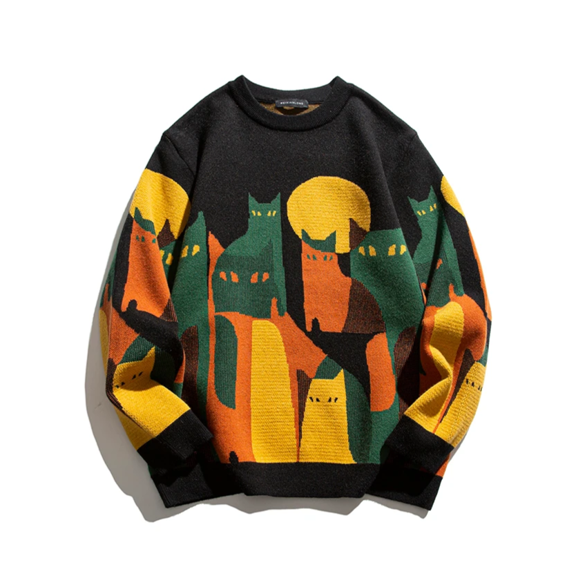 De Paris™ | Chat au clair de lune Pull