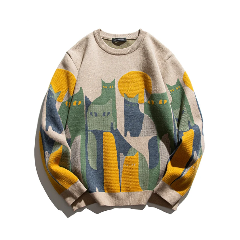 De Paris™ | Chat au clair de lune Pull