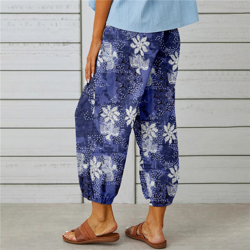 De Paris™|Pantalon Imprimé Vintage