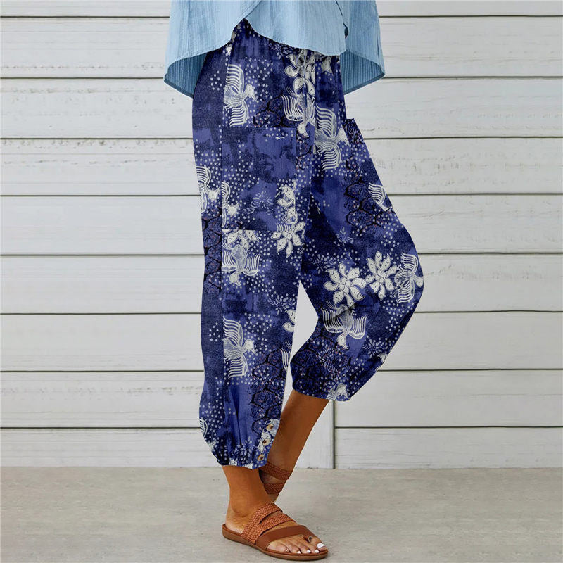 De Paris™|Pantalon Imprimé Vintage