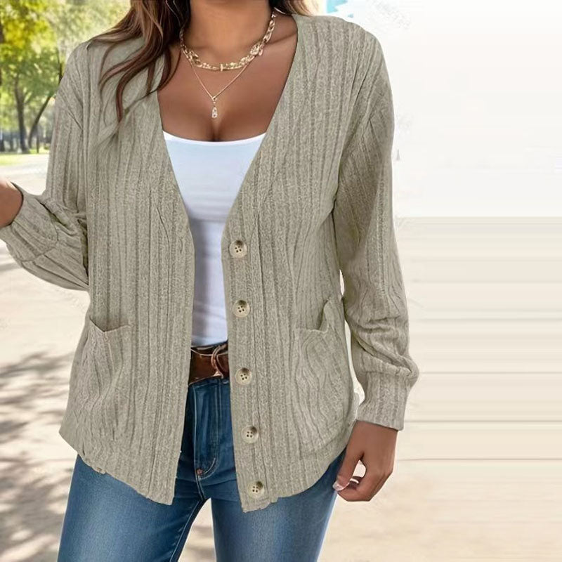De Paris™ | Cardigan Tricoté Décontracté