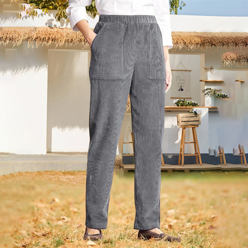 De Paris™| Pantalon Décontracté De Couleur Uni