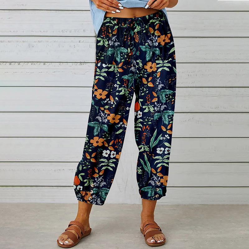 De Paris™|Pantalon Imprimé Vintage