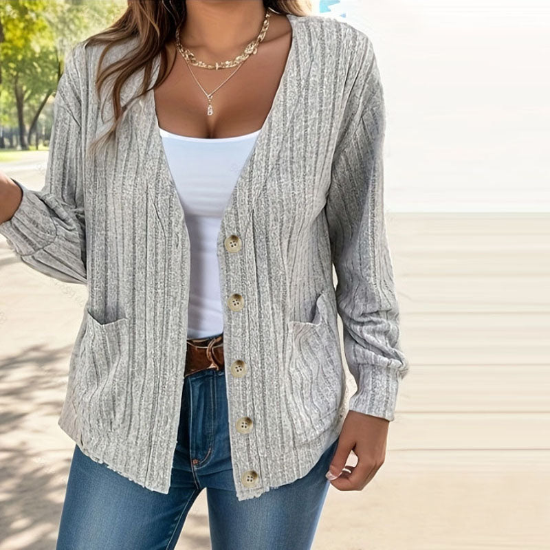 De Paris™ | Cardigan Tricoté Décontracté
