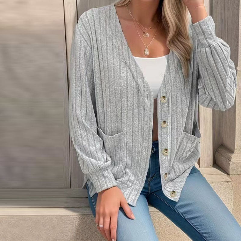 De Paris™ | Cardigan Tricoté Décontracté