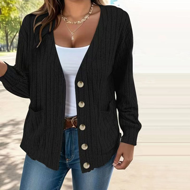 De Paris™ | Cardigan Tricoté Décontracté