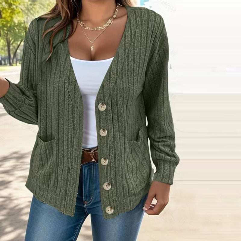 De Paris™ | Cardigan Tricoté Décontracté