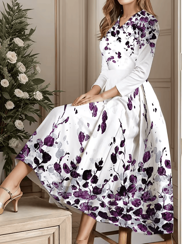De Paris™ | robe longue et élégante à fleurs