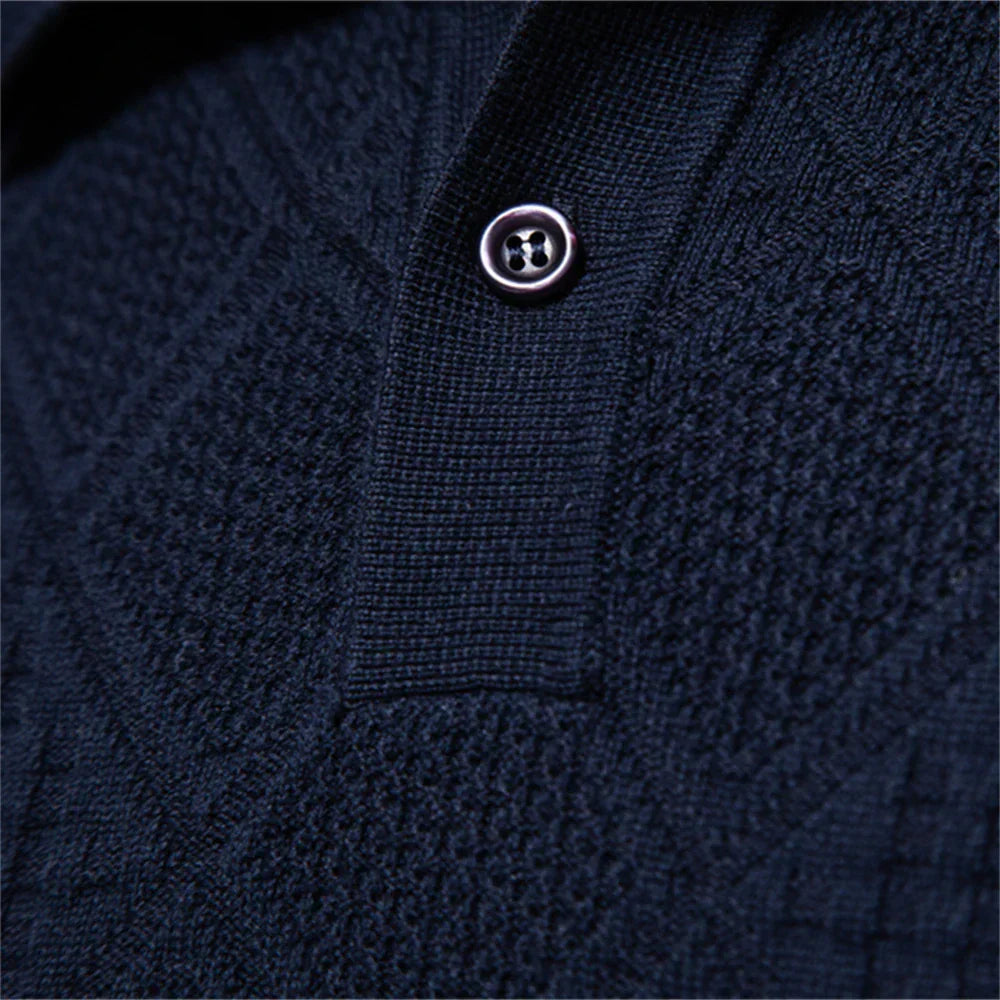 Elvy Paris™ | Pull Polo en Coton Classique
