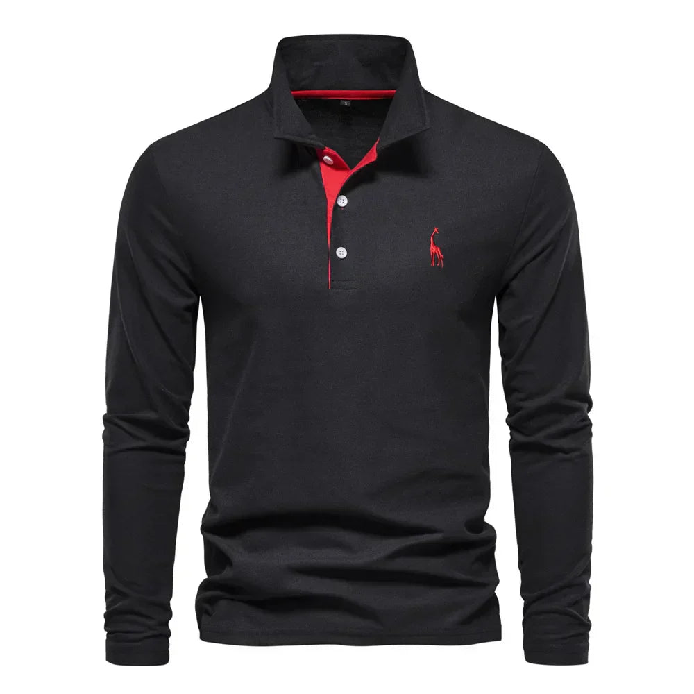 Elvy Paris™ | Pull Polo à Manches Longues Classique