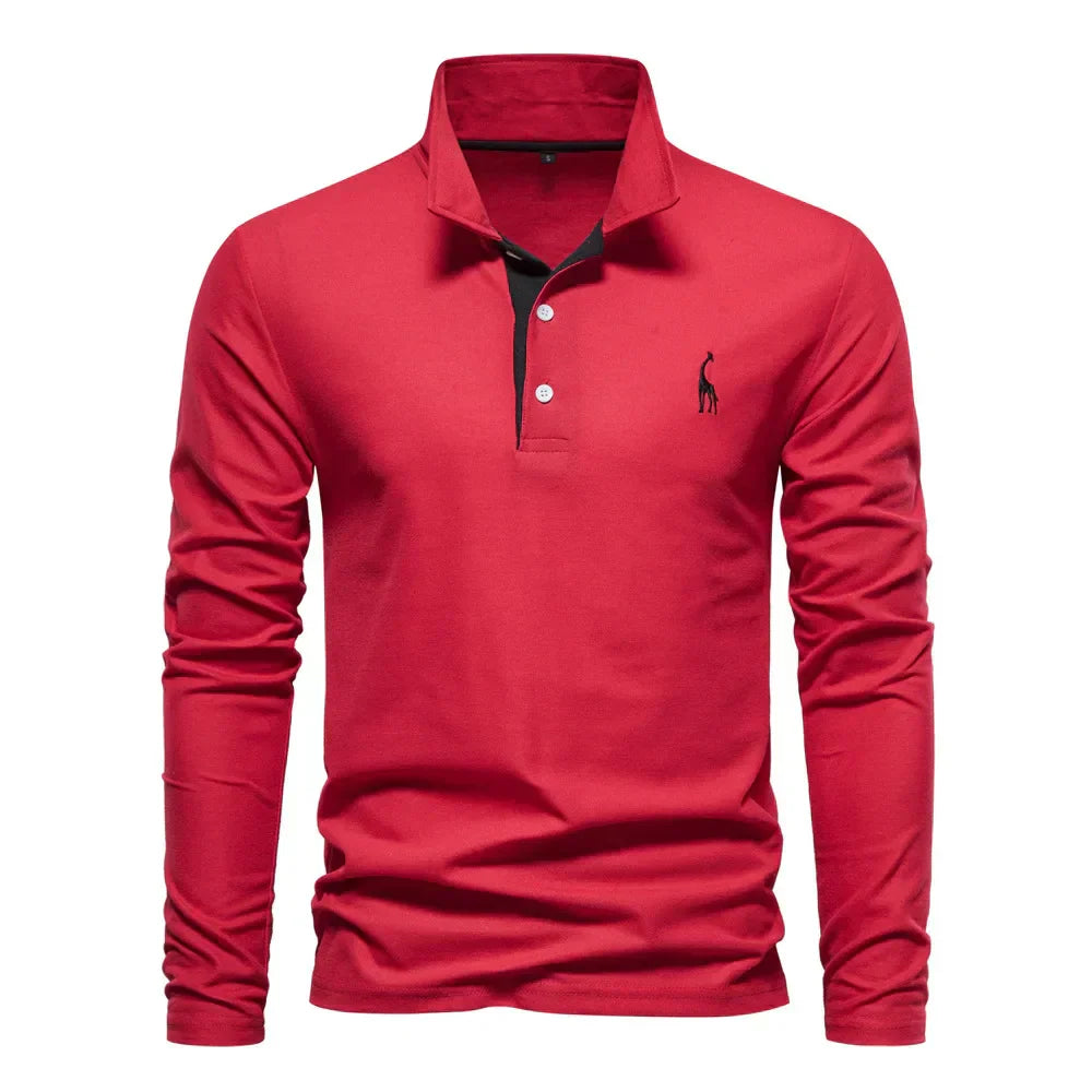 Elvy Paris™ | Pull Polo à Manches Longues Classique