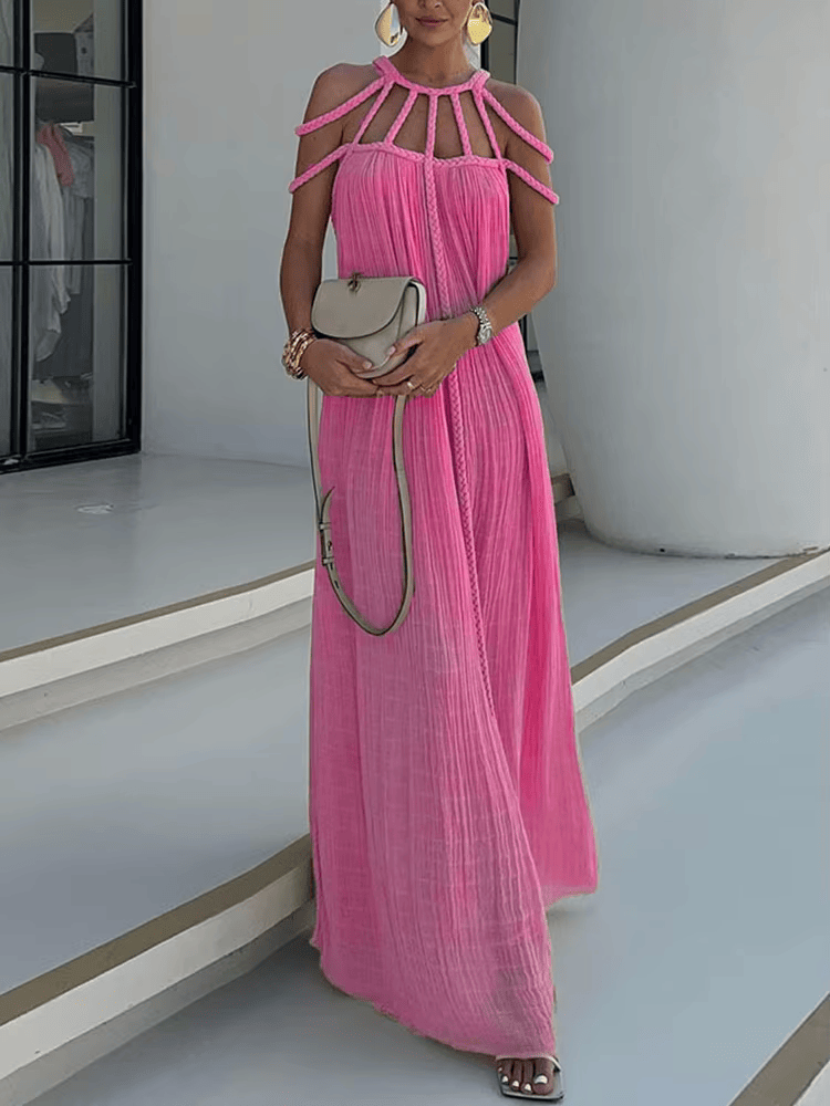 De Paris™ | Robe élégante à col rond