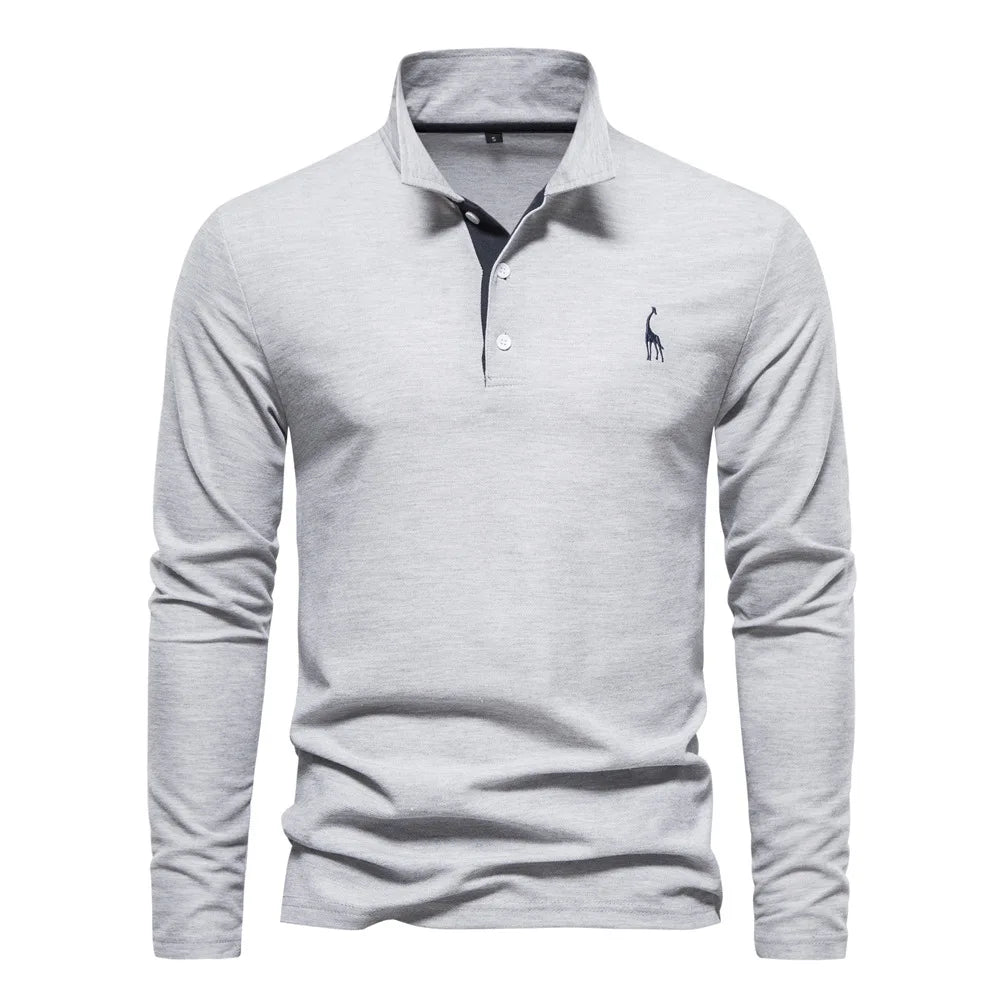 Elvy Paris™ | Pull Polo à Manches Longues Classique
