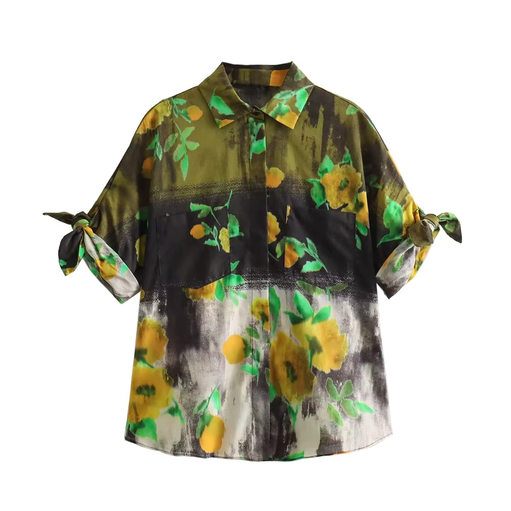 De Paris™ | Parure de lin printanière avec imprimé floral