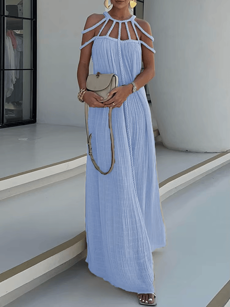 De Paris™ | Robe élégante à col rond