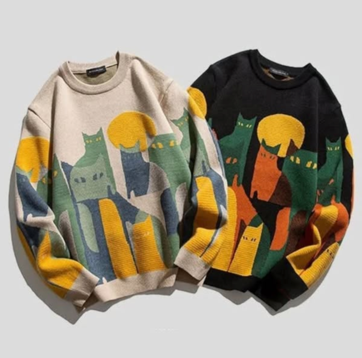 De Paris™ | Chat au clair de lune Pull