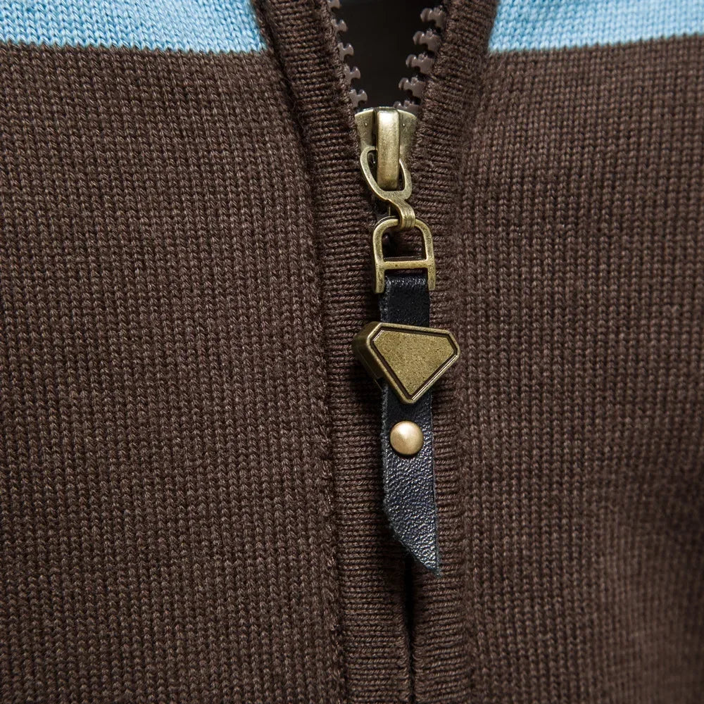 Elvy Paris™ | Gilet zippé en tricot décontracté pour hommes