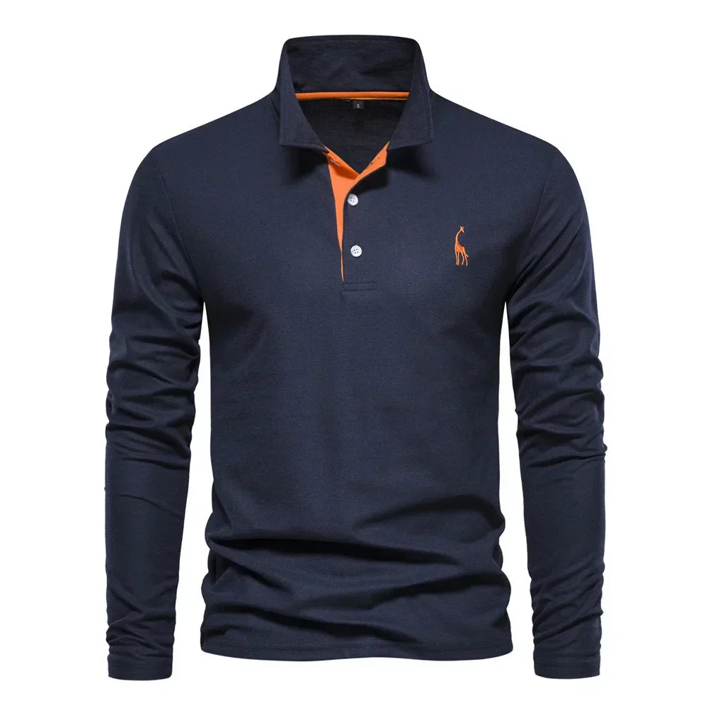 Elvy Paris™ | Pull Polo à Manches Longues Classique