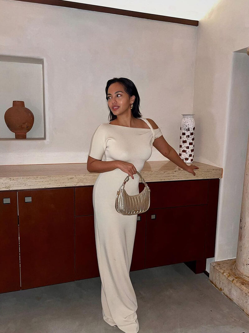 De Paris™ |Robe longue torsadée Kylie