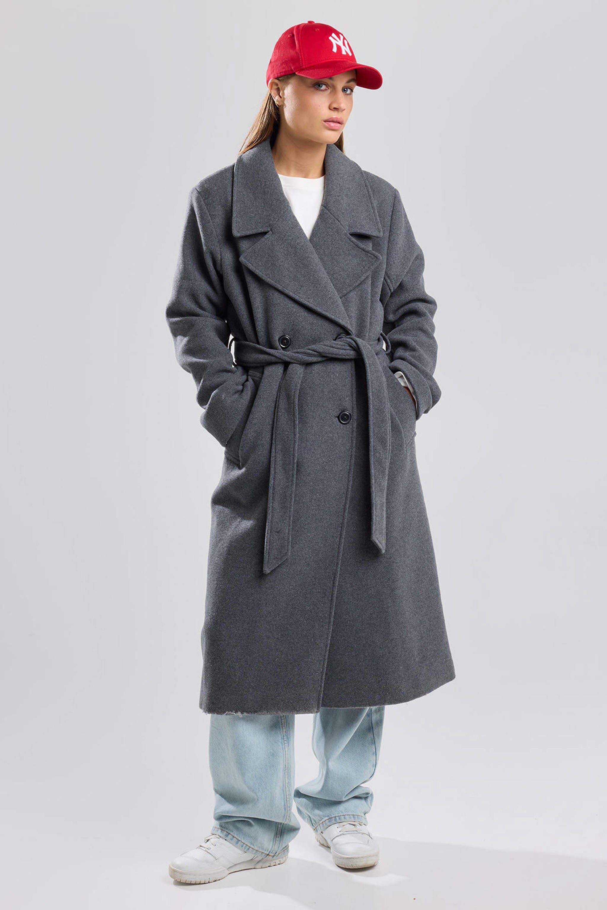 De Paris™ | Manteau long ceinturé