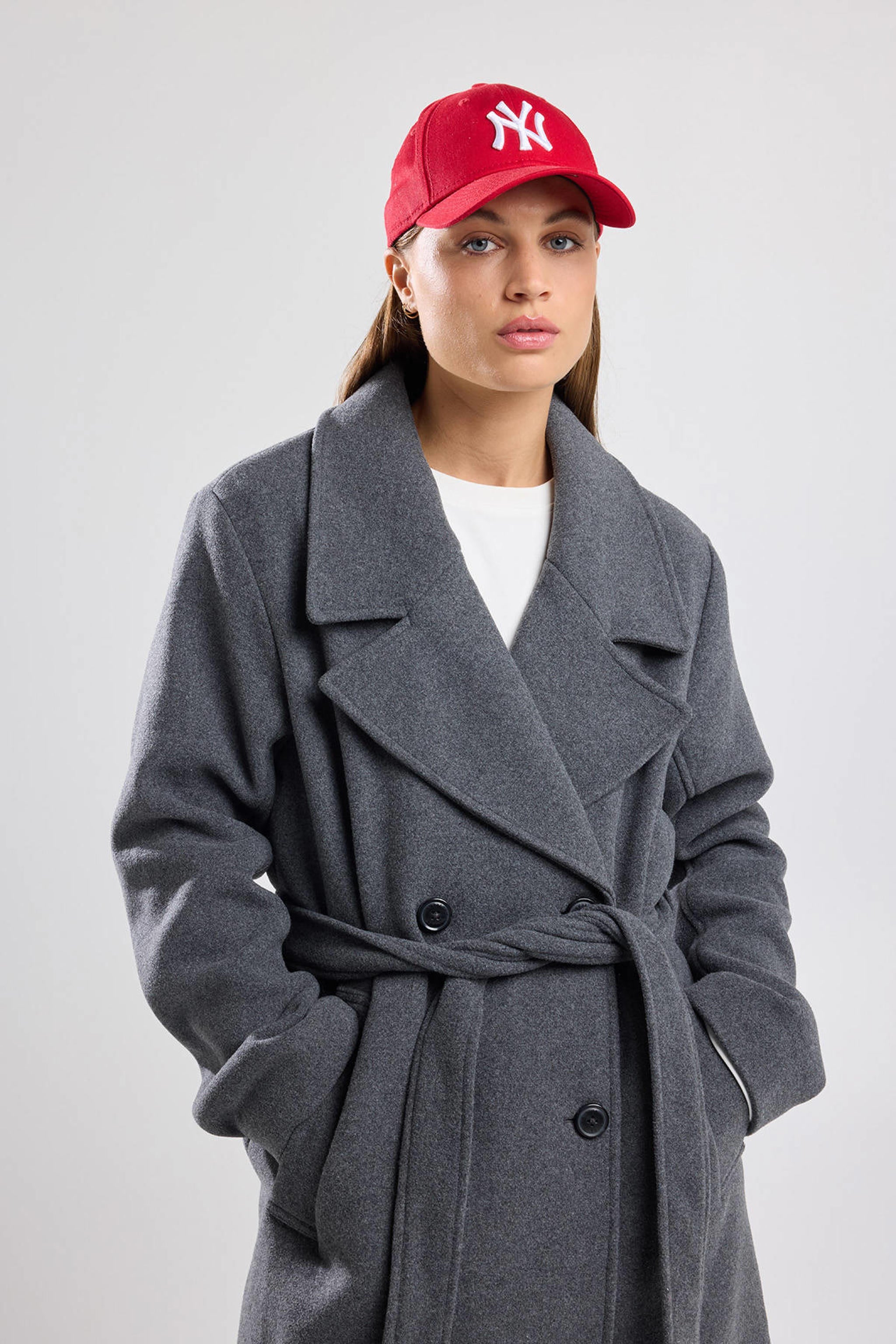 De Paris™ | Manteau long ceinturé