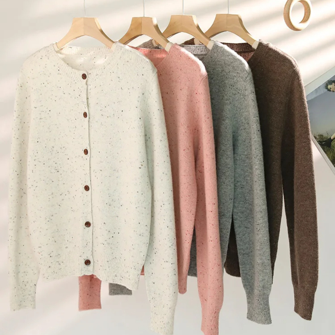 De Paris™ |Merino Wool Cardigan pour Femme